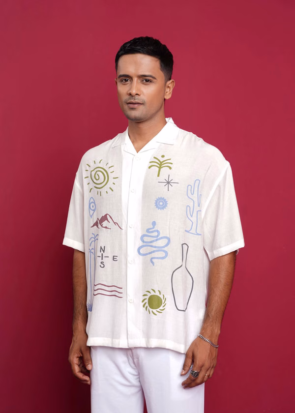 Oversized Half Shirt