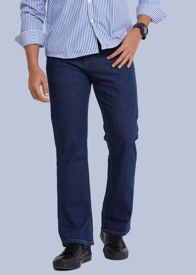 #bootcutdenimpant #denimpant #darkbluedenimpant #cantonbd