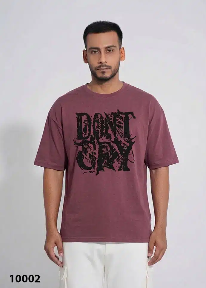 DON'T CRY OVERSIZED TEES
