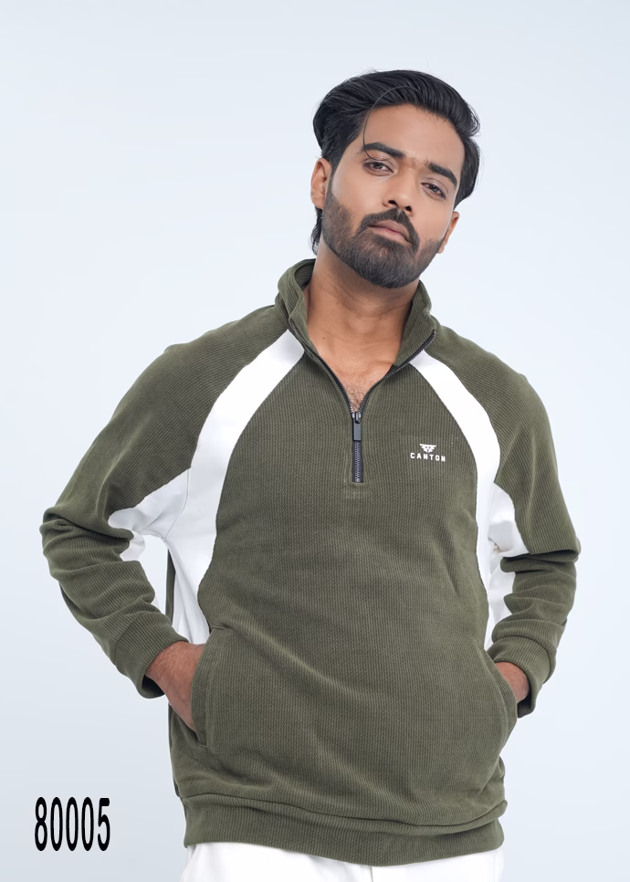 Onyx Oversized Sweatshirt Olive From Canton BD