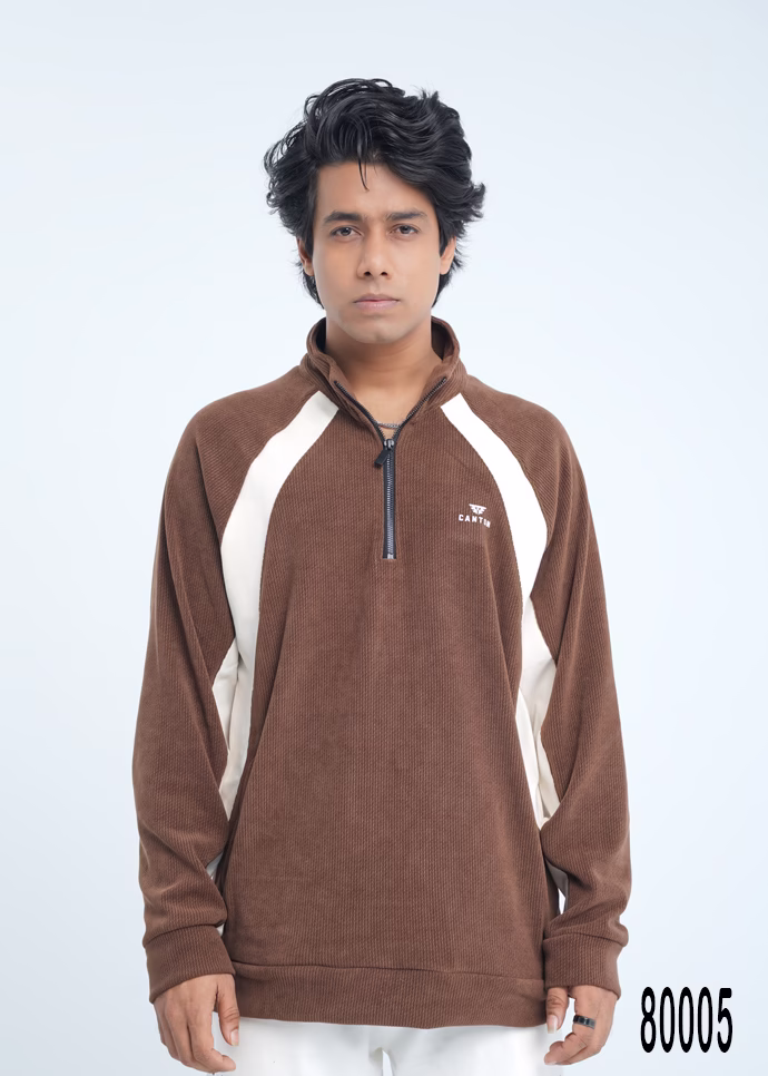Onyx Oversized Sweatshirt Brown From Canton BD