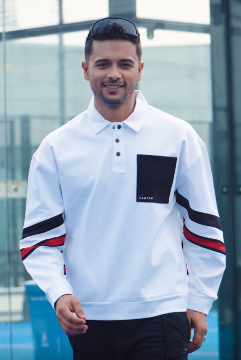 NexForm Black Oversized Sweat Shirt of Canton BD