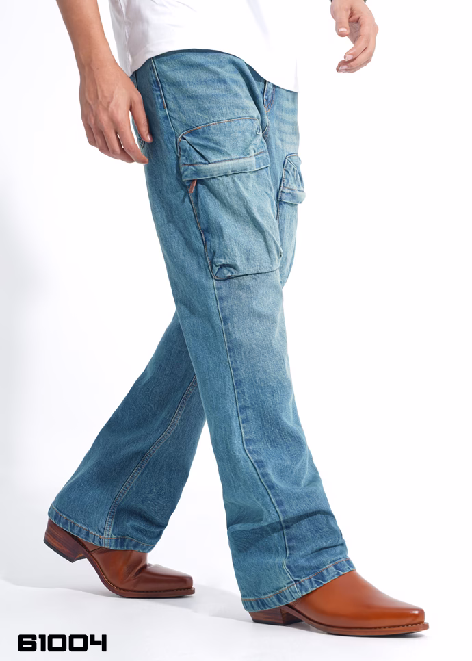 Cargo Bootcut Denim Pant - Image 2