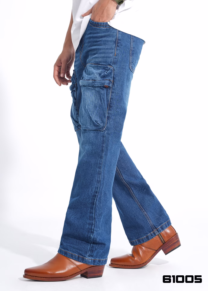 Cargo Bootcut Denim Pant - Image 2
