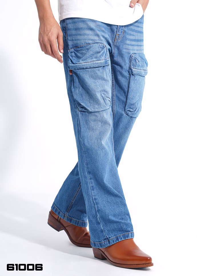 Cargo Bootcut Denim Pant - Image 2