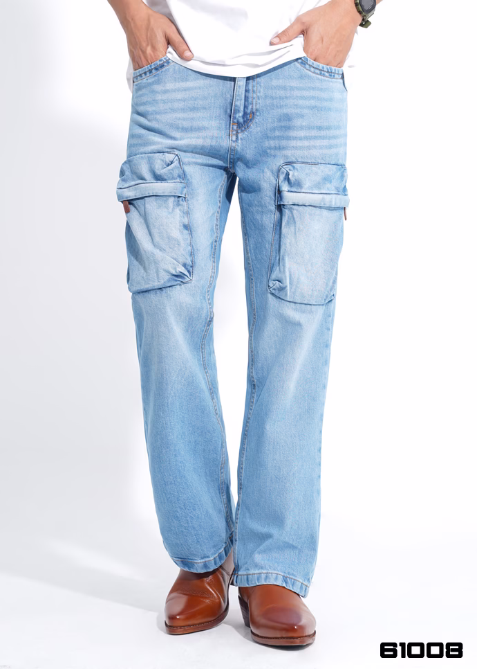 Cargo Bootcut Denim Pant - Image 3