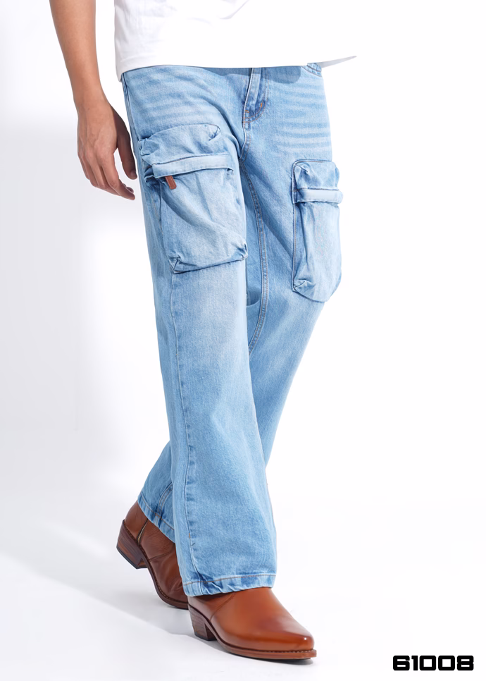 Cargo Bootcut Denim Pant